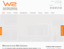 Tablet Screenshot of iconwebsolutions.info